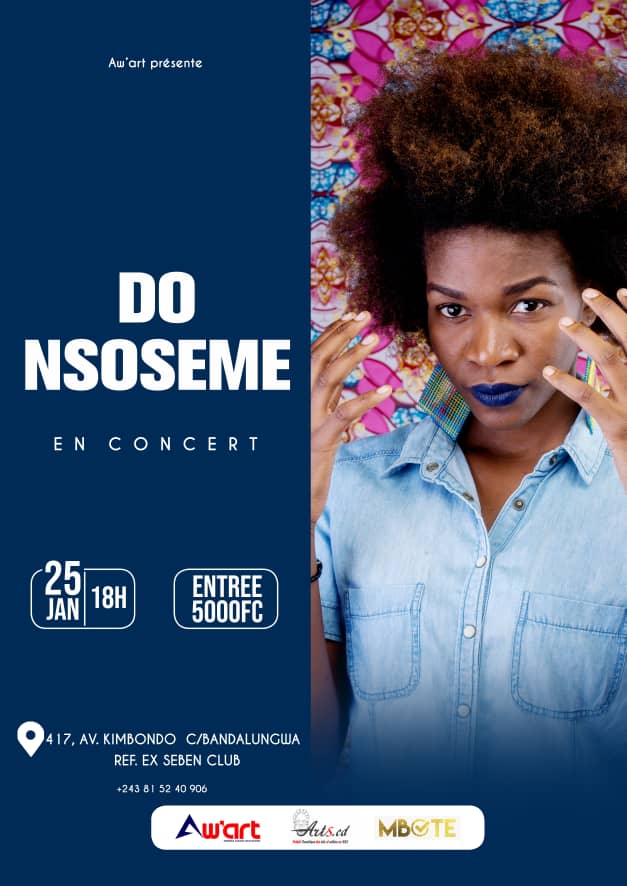 Do Nsoseme en concert ce samedi 25 janvier à l’espace Aw’art