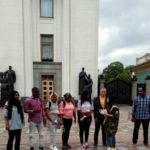 Les étudiants étrangers de l’Université de Télécommunication lors de l&rsquo;excursion académique