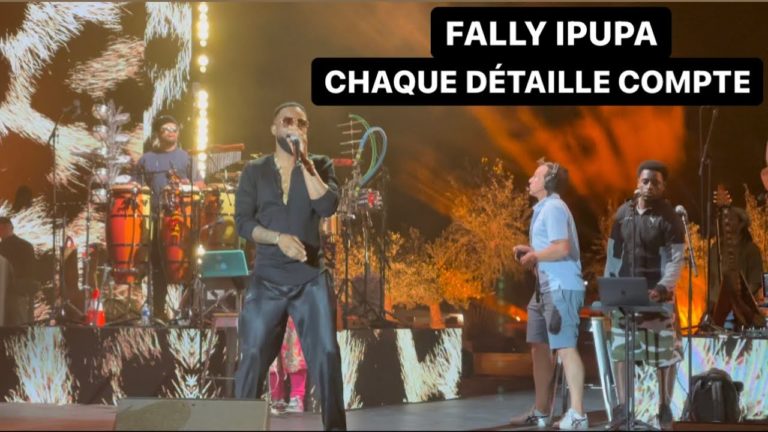 Fally Ipupa en préparation pour son concert de Montpellier