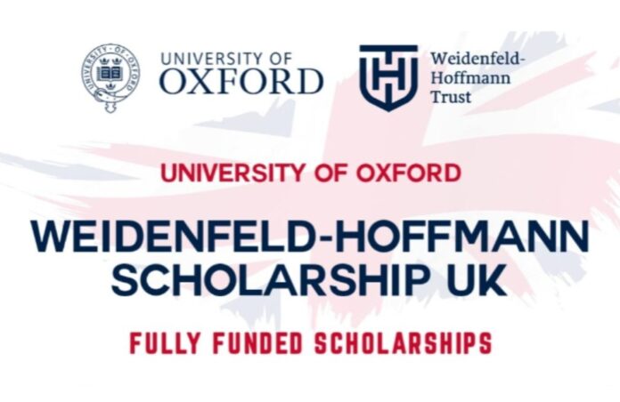 Étudiants de l’Université d’Oxford recevant une bourse Weidenfeld-Hoffmann